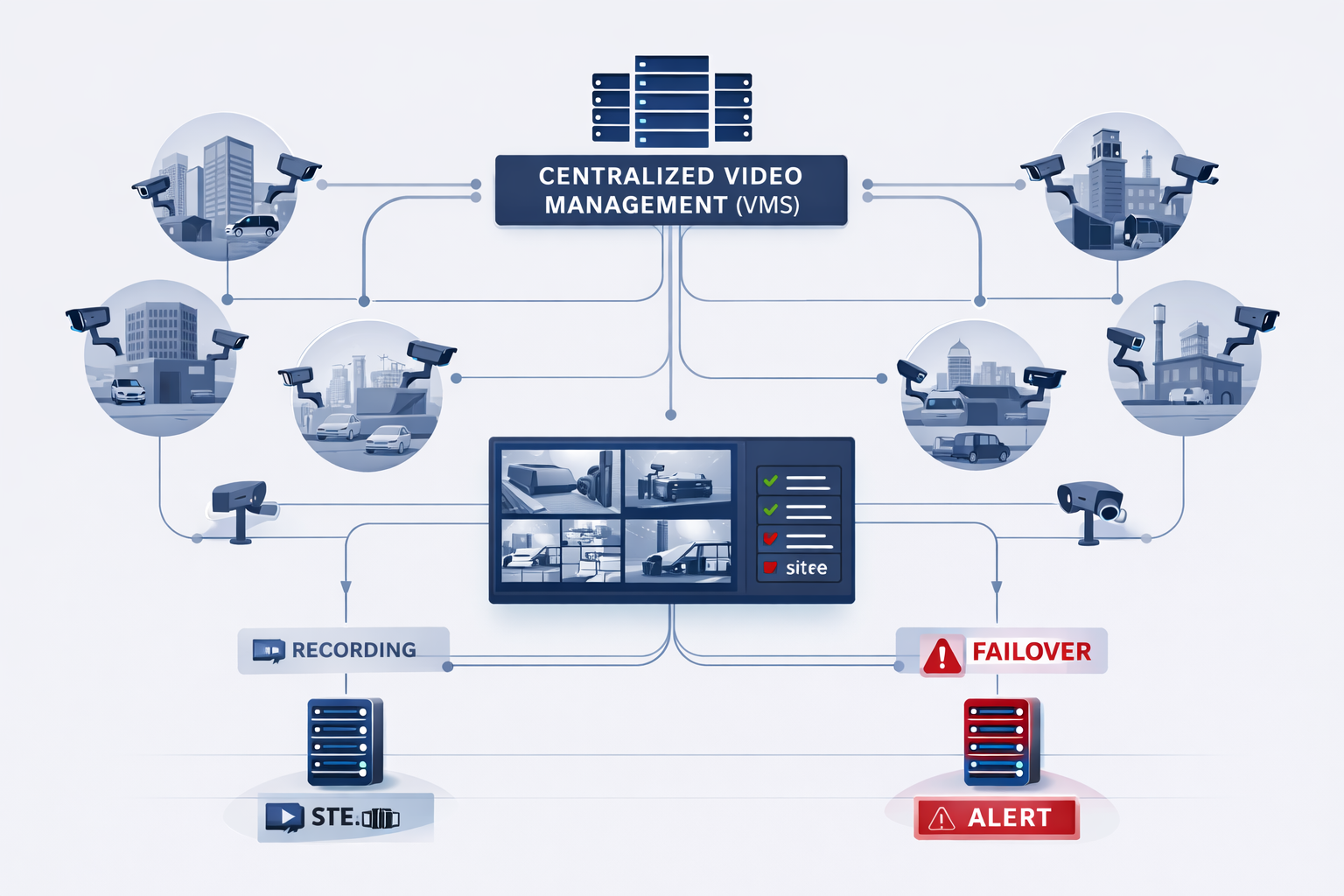 Centralized Video Management (VMS)